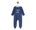 Pijama pelele de terciopelo para bebé IN EXTENSO, talla 80.