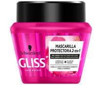 Mascarilla protectora 2 en 1  para cabellos largo con puntas abiertas GLISS Long & sublime de Schwarzkopf 300 ml.