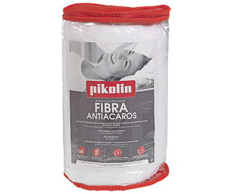 Almohada antiácaros lavable de fibra, firmeza media, 135cm. PIKOLIN. Almohada antiácaros lavable de fibra, firmeza media, 135cm. PIKOLIN.