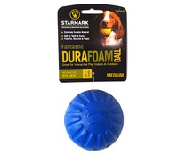 Pelota ligera y resistente para jugar con el perro STARMARK DURAFOAM talla M 7cm.