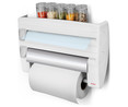 Dispensador para hasta 3 rollos de cocina, 39x10x25 centímetros METALTEX.