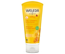 Champú y gel de ducha para bebé con Caléndula ecológica WELEDA Baby 200 ml.