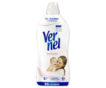 Suavizante delicado VERNEL 95 lavados 1710 ml.