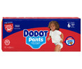 Pants (braguitas) de aprendizaje talla 6 para bebes de 14 a 19 kilos DODOT Pants 48 uds.