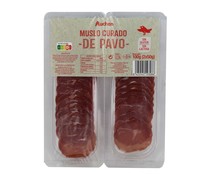 Lomo de pavo elaborado a base de muslo de pavo curado PRODUCTO ALCAMPO 100 g.