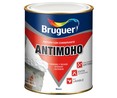 Bote de 0.75 litros de pintura antimoho para uso interior o exterior, de color blanco BRUGUER.
