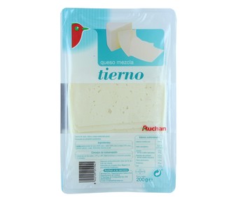 Queso en lonchas tierno mezcla 200 gramos Queso en lonchas tierno mezcla 200 gramos