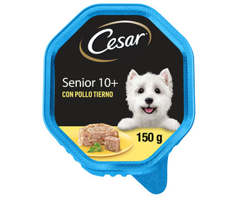 Comida para perro adulto a base de paté de pollo y arroz CÉSAR 150 gr, Comida para perro adulto a base de paté de pollo y arroz CÉSAR 150 gr,