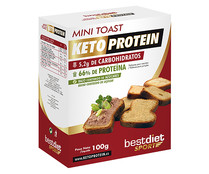 Mini tostas con extra de proteínas KETOPROTEIN 100 g.
