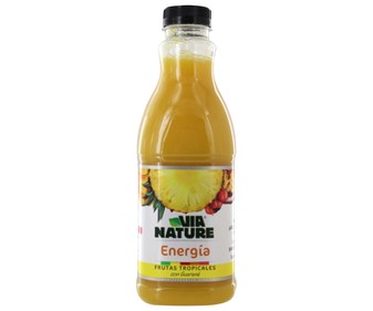 Zumo refrigerado exprimido de frutas tropicales botella de 90 centilitros Zumo refrigerado exprimido de frutas tropicales botella de 90 centilitros
