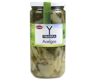 Acelgas al natural YBARRA frasco de 425 g. Acelgas al natural YBARRA frasco de 425 g.