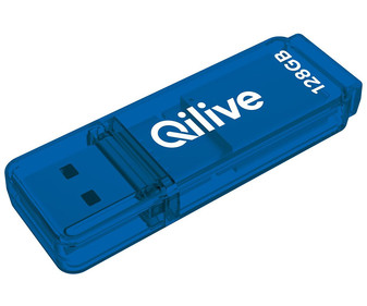 Memoria usb 128GB QILIVE, conexión 3.2. Memoria usb 128GB QILIVE, conexión 3.2.