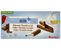 Palitos de chocolate con leche PRODUCTO ALCAMPO 130 g.