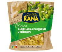 Tortellini de pasta fresca al huevo, rellenos de albahaca con queso y piñones RANA Clásica 250 g.