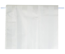 Cortina de ducha 180x200cm. 100% poliéster color blanco ACTUEL.