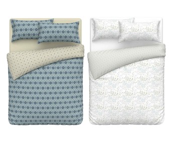 Juego de funda nórdica de microfibra para cama de 135cm, ACTUEL. Modelos surtidos, 1 unidad. Juego de funda nórdica de microfibra para cama de 135cm, ACTUEL. Modelos surtidos, 1 unidad.