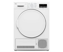 Secador por condensación QILIVE Q- 6929, capacidad de secado: 8KG, clasificación energética: B, H: 84,5cm, A: 59,6cm, F: 60,9cm.