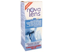 Solución única para todo tipo de lentes de contacto blandas NOVALENS 500 ml.