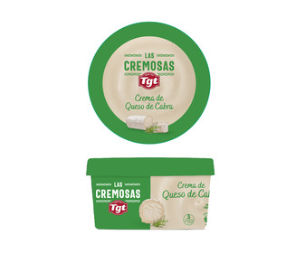 Crema de queso para untar de cabra TGT LAS CREMOSAS 125 g. Crema de queso para untar de cabra TGT LAS CREMOSAS 125 g.