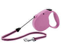 Correa para perro de cordón rosa FLEXI 3 metros Talla XS