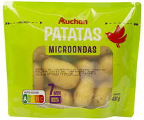 Patatas para microondas PRODUCTO ALCAMPO 400 g.