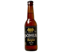 Cerveza tostada pale ale  DOMUS REGIA botella 33 cl.