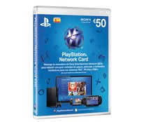 Tarjeta de 50 euros para desacargar contenido en PlayStation Store SONY.