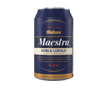 Cerveza tostada doble lúpulo MAHOU MAESTRA 33 cl.