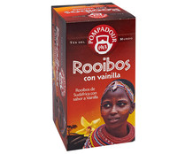 Rooibos con sabor vainilla POMPADOUR 20 uds. 40 g.