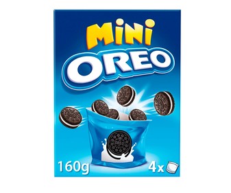 Galletas rellenas de crema OREO pack de 4 uds. x 40 g. Galletas rellenas de crema OREO pack de 4 uds. x 40 g.