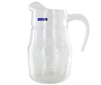 Jarra de vidrio modelo Flor, con capacidad de 1,3 litros LUMINARC. Jarra de vidrio modelo Flor, con capacidad de 1,3 litros LUMINARC.