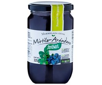 Mermelada de mirtilo y arándano con fructosa SANTIVERI 325 g.