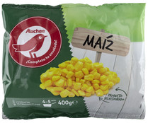 Maíz dulce en grano, ultracongelado PRODUCTO ALCAMPO 400 g.