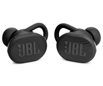 Auriculares bluetooth tipo botón JBL ENDURANCE RACE, estuche de carga, color negro.