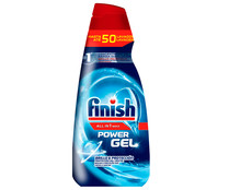 Detergente concentrado en gel para lavavajillas FINISH Todo en 1 50 lav. 1 l.