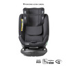 Silla de auto para grupo 0+/1/2/3, ISOFIX, giratoria 360º, INTERBABY OLIMPO I SIZE 40 - 150