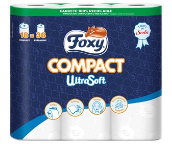 Papel higiénico 18 uds. FOXY Compact | Alcampo Compra Online