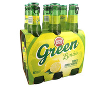 Cerveza con sabor a limón SUPER BOCK GREEN pack de 6 botellas de 33 centilitros - Alcampo