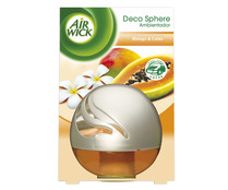 Ambientador en forma de bola, aroma de mango y lima AIR WICK 75 ml.