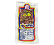 Oreja de cerdo cocida, elaborada sin gluten y especial para guisos ROGUSA 500 g.