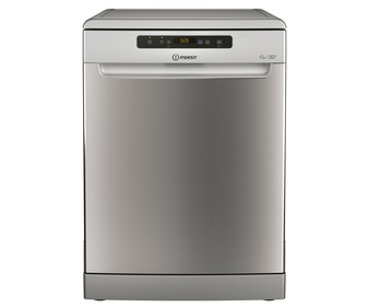 Lavavajillas INDESIT DFO 3T133 AFX capacidad: 14servicios, H: 85cm, A: 60cm, F: 59,m.