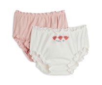 Lote de 2 braguitas para bebé INEXTENSO, talla 92.