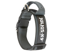 Collar regulable para perros con asa de color negro JULIUS K9 40 mm (38-53 cm) 1 ud.   