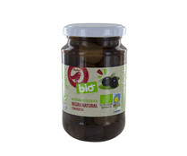 Aceitunas negras enteras  ALCAMPO ECOLÓGICO 200 g.