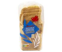 Pan  de molde con corteza especial sándwich PRODUCTO ALCAMPO 800 g.