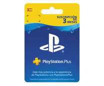 Tarjeta de suscripción Playstation Plus, 90 días SONY.
