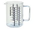 Jarra medidora de vidrio borosilicato 1 litro, TECNHOGAR.