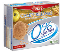 Galletas campurrianas 0% sin azúcares añadidos CUÉTARA 400 gr,