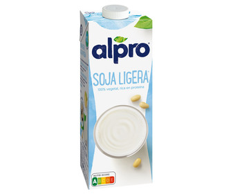 Bebida de soja ligera 100% vegetal ALPRO 1 l. Bebida de soja ligera 100% vegetal ALPRO 1 l.