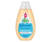 Jabón para niños que elimina el 99% de la suciedad y los gérmenes JOHNSON´S Pure protect 500 ml.
